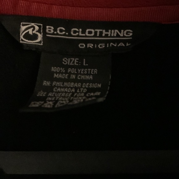 Red/black fleece full zip - Picture 3 of 5